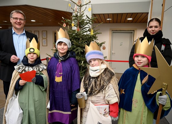 Sternsinger im Kreishaus