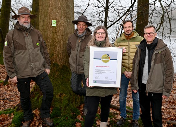 Zertifizierung für Sauerland-Waldroute