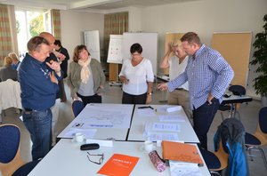 Lehrerinnen und Lehrer auf der Fachtagung für Schulen im Transformationsprozess und im Aufbau am 18. September 2014. Foto: Achim Schmacks/Kreis Soest